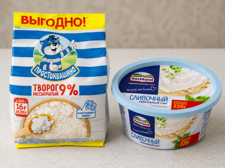 творог и творожный сыр
